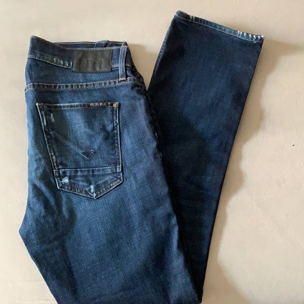 Men’s Hudson jeans.
